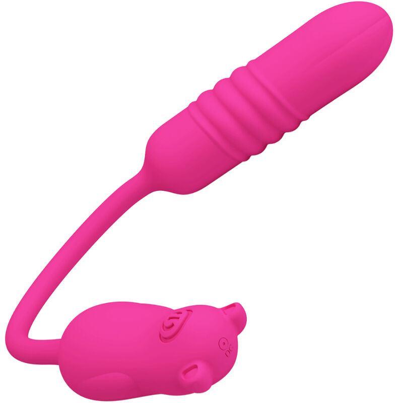 Pretty love - nobikuma pink silicone vibrating bullet 1