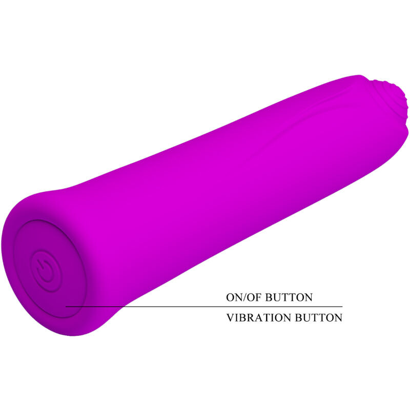 Pretty love - curtis mini super power vibrator 12 violet silicone vibrations 3