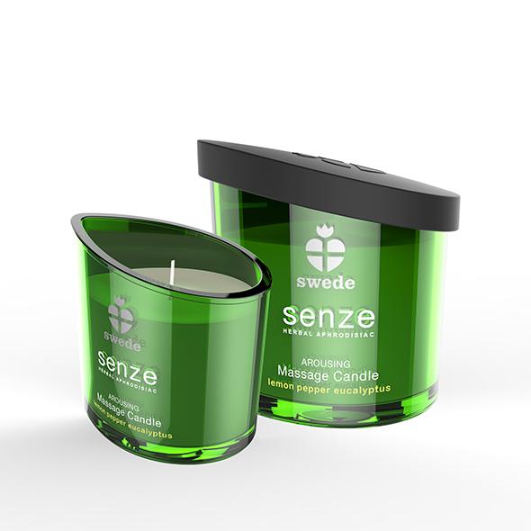 Swede - Senze Arousing Massage Candle Lemon Pepper Eucalyptu