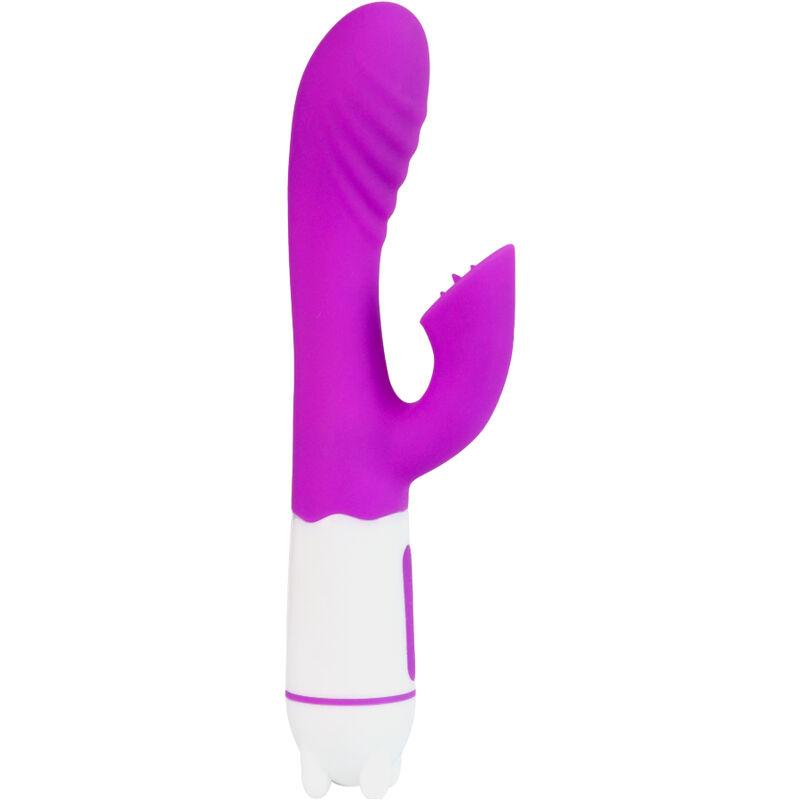 Armony - Happy Vibrator & Stimulator With Violet Rechargeable Tongue 4