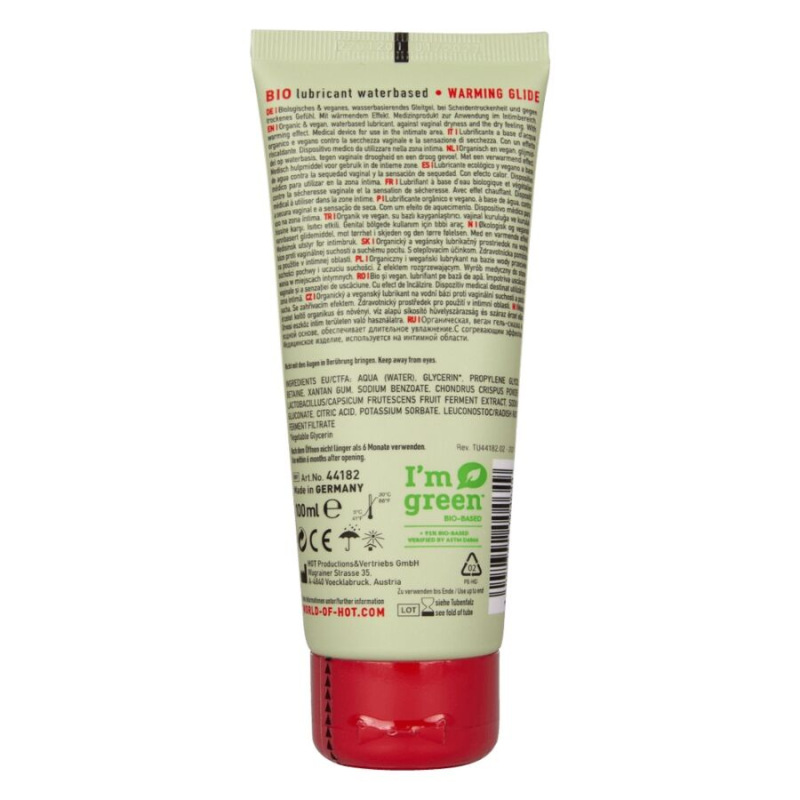 Hot - bio lubricant waterbased warming 100 ml 1