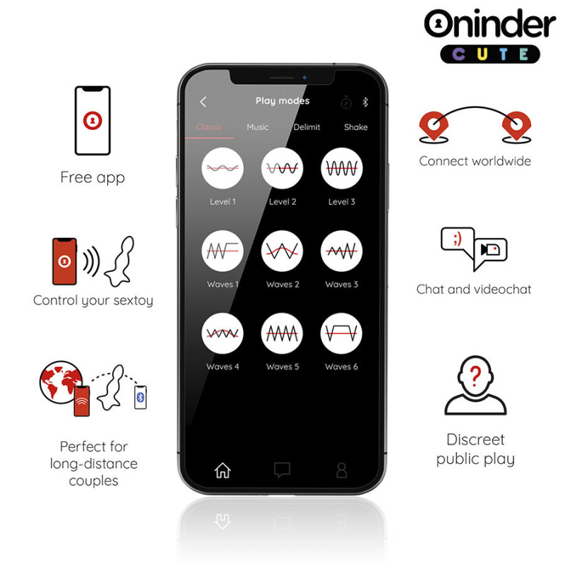 Oninder cute - love butt vibrating anal plug dilator - free worldwide app 3