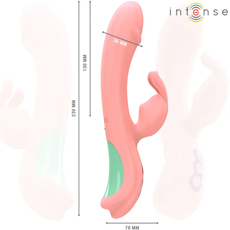 Intense - rachel rabbit vibrator 5 vibrations pink 5