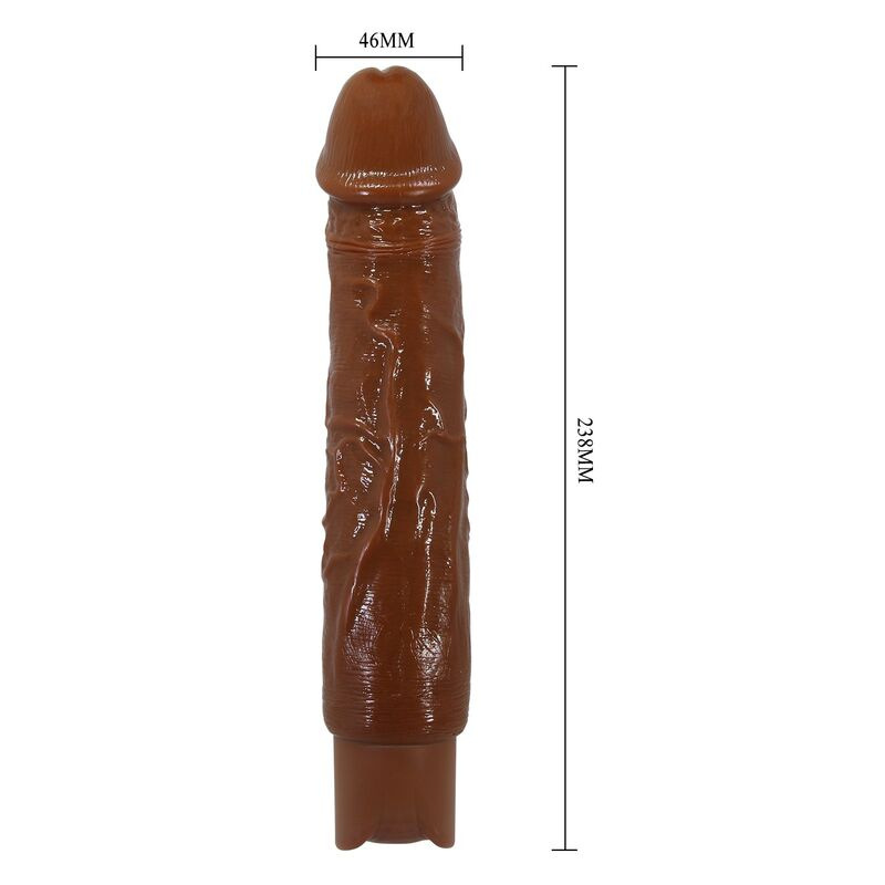 Pretty love - duke realistic vibrator 23.5 cm Ø 4.8 cm brown 9