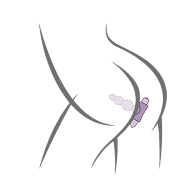 Rocks- off - petite sensations bubbles anal plug vibrator black 8