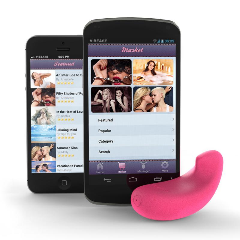 Vibease - Iphone & android Vibrator Version Pink 10