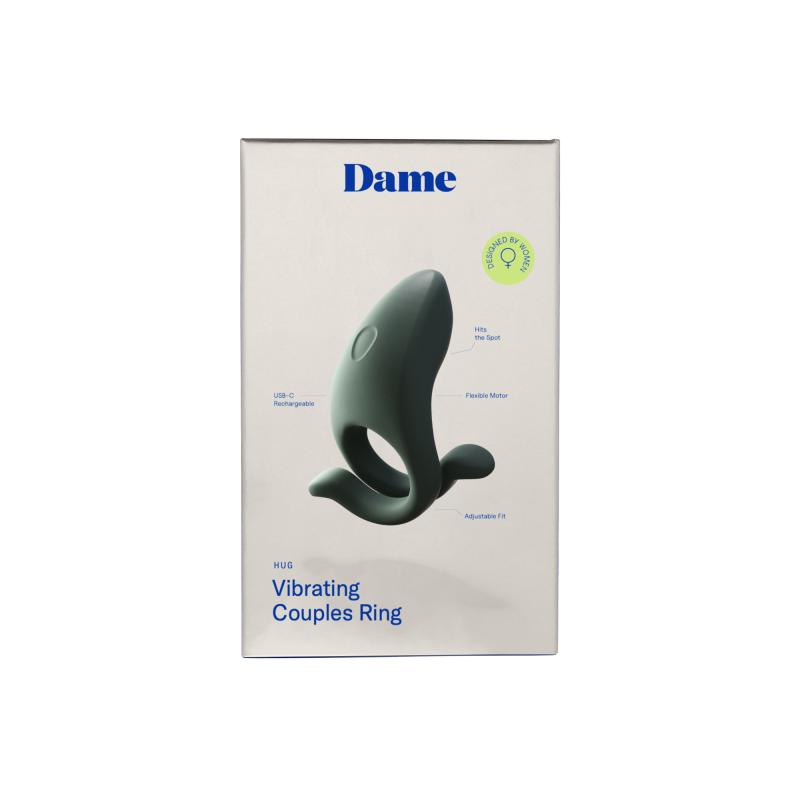 Dame - Hug Adjustable Cock Ring Steel 4