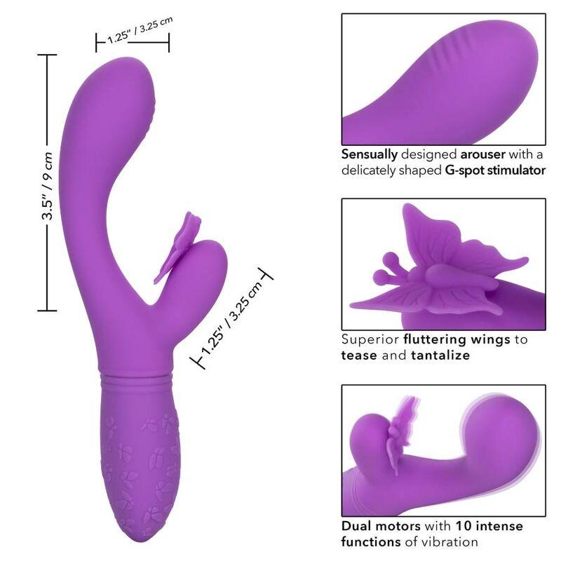 California Exotics Butterfly Kiss Flutter Violet 2