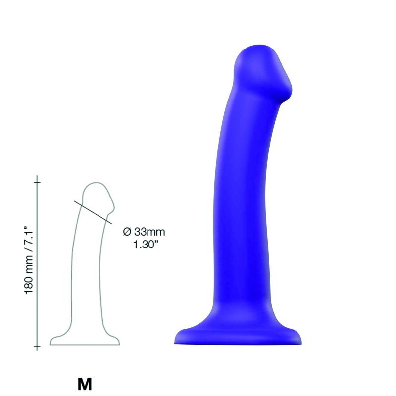 Strap-On-Me - Semi-Realistic Dual Density Bendable Dildo Pur 8