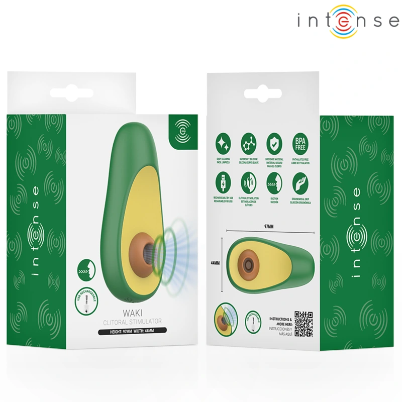 Intense - waki avocado clitoral suction stimulator 7