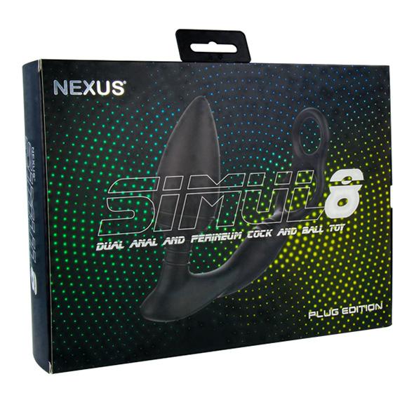 Nexus - Simul8 Plug Edition Vibrating Dual Motor Anal Cock & Ball Toy - Masér Prostaty 7