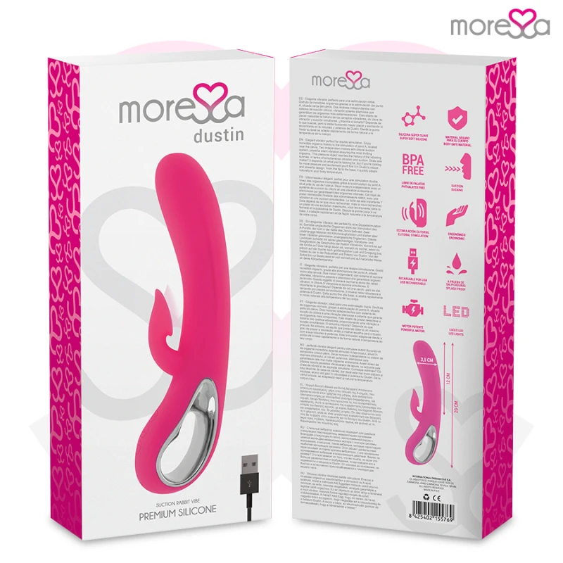 Amoressa Dustin Premium Silicone Rechargeable 6