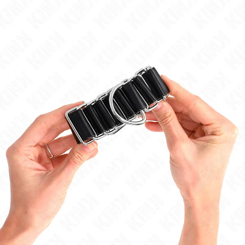 Kink - Hinge-Like Thin Wrist Restraints Black Adjustrable 16-22 Cm X 3.5 Cm 2