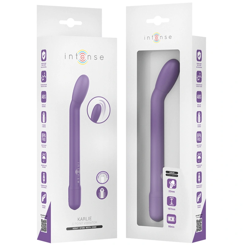 Intense - karlie rechargeable g-spot stimulator purple 7