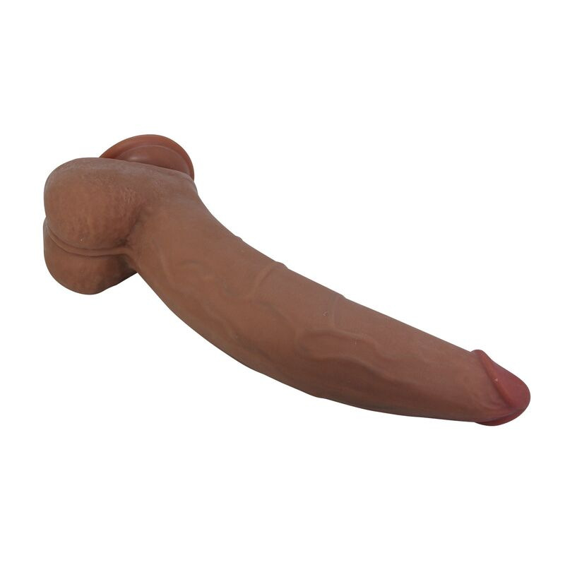 Pretty love - ulric realistic flexible dildo 26 cm Ø 5.5 cm tpe brown 3