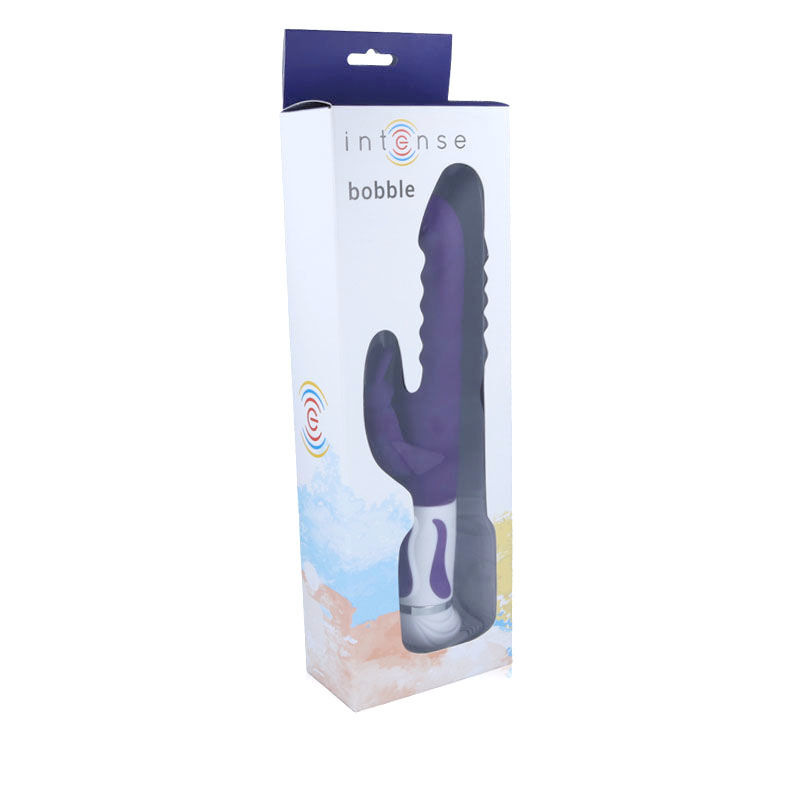 Intense - bobble vibrator rotator lilac silicone 4