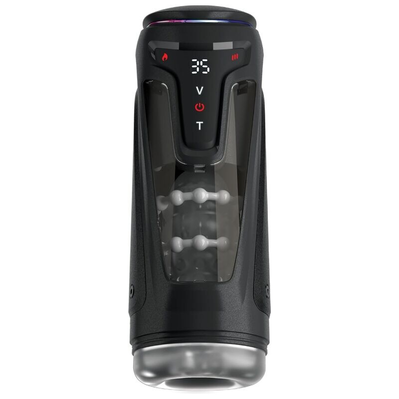 Pdx elite - moto-bator pro thrusting stroker automatic vibrating and warming masturbator 26.5 cm 5