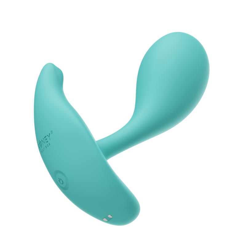 HoneyPlayBox - OLY 2 Pressure Sensing App-enabled Wearable Clit & G Spot Vibrator Turquois