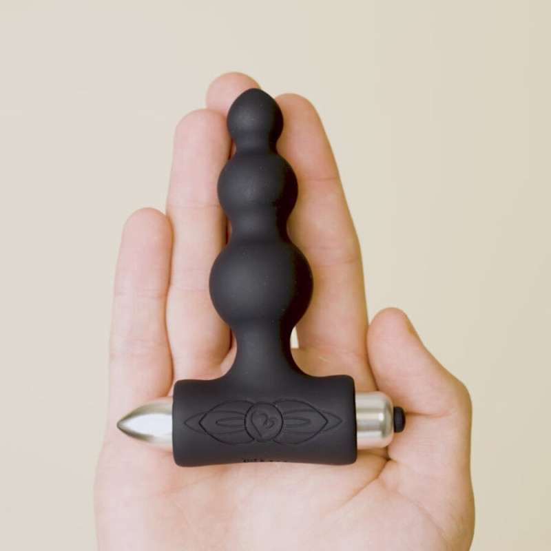 Rocks- off - petite sensations bubbles anal plug vibrator black 5
