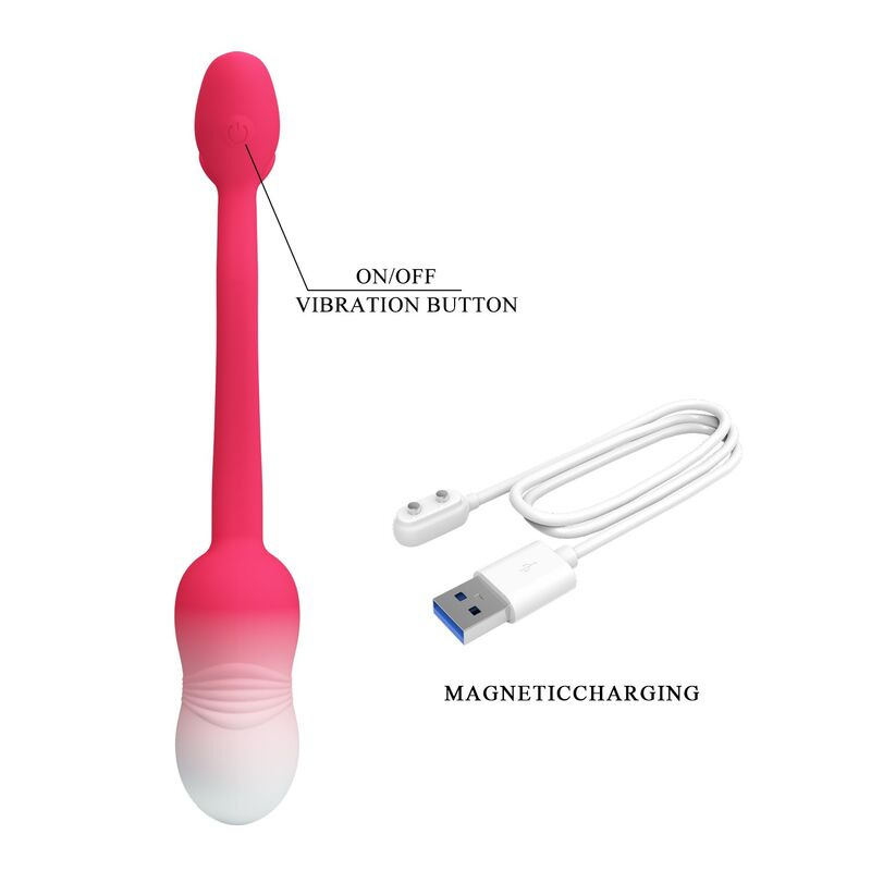 Pretty love - pulsen app control vibrating egg 12 functions usb rechargeable pink 7
