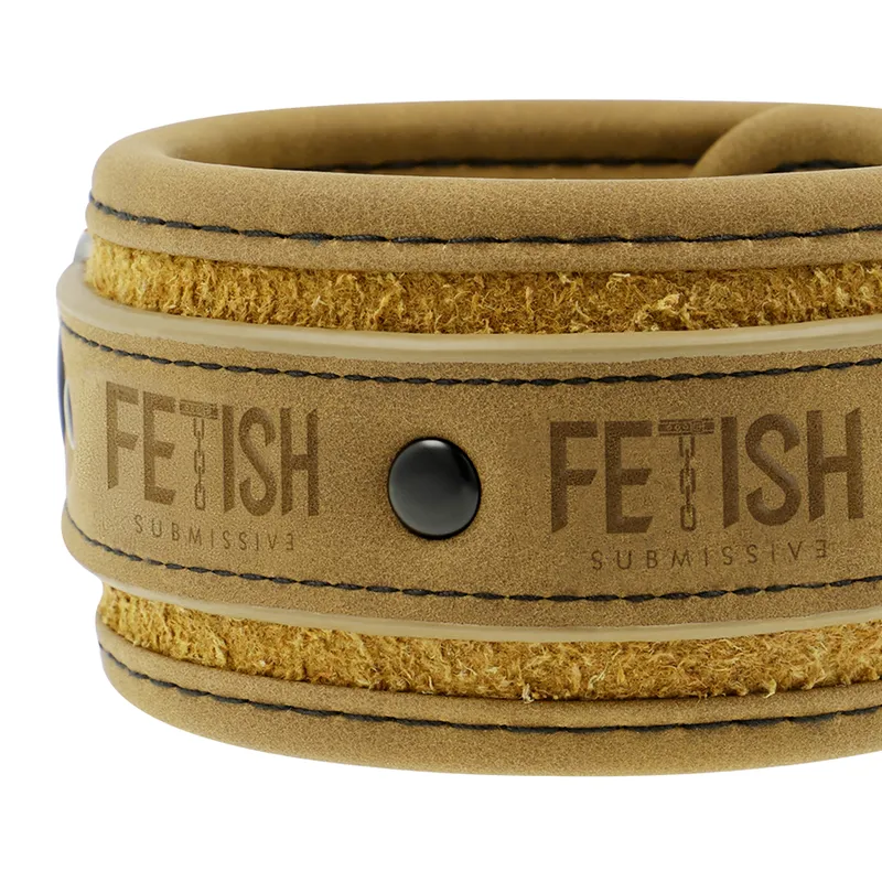 Fetish Submissive Origin Ankle Cuffs Vegan Leather - Putá 2