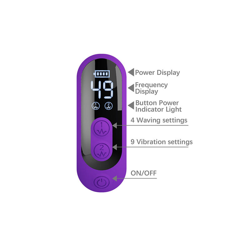 Pretty love - sabien rabbit vibrator with tapping stimulation and purple led 7