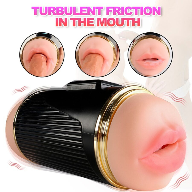 Shequ - kay double masturbator with dual mouth and vagina vibration 15