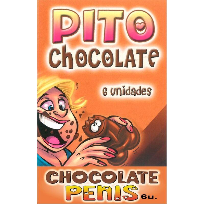 Diablo picante - box of 6 penis-shaped chocolates