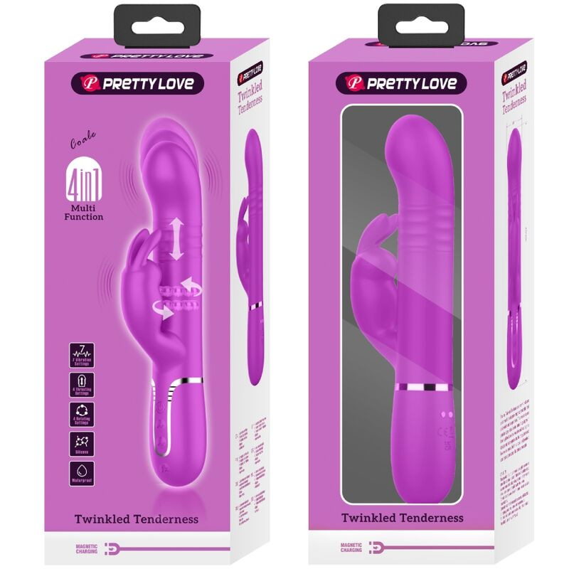 Pretty love - coale rabbit vibrator pearls violet 9