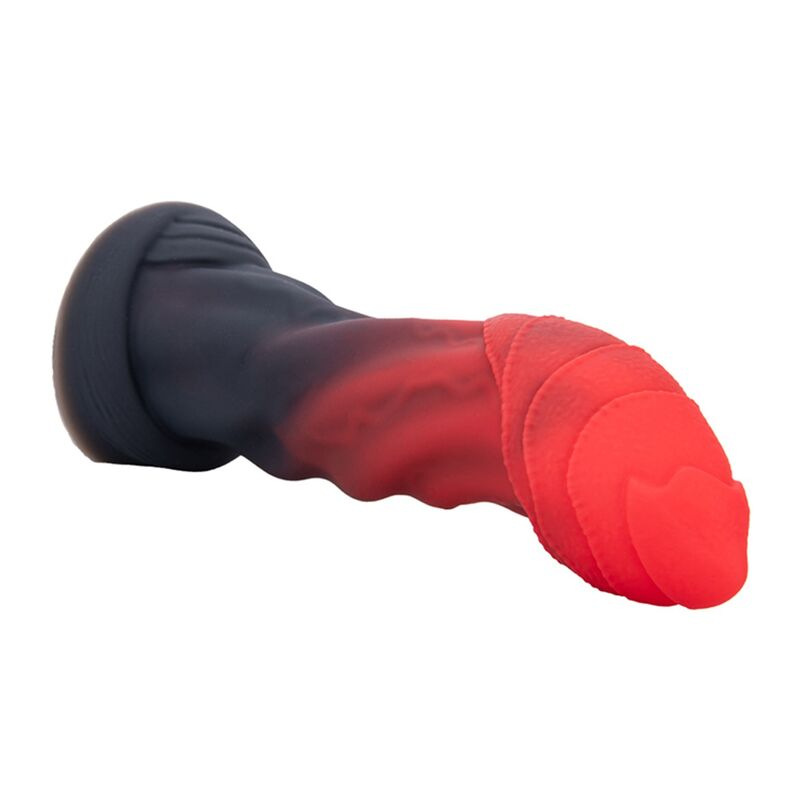 Power monsters - infernal goliath bicolor fantasy silicone dildo 25 cm Ø 6 cm 2