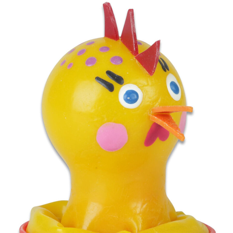 Condomerie - handpainted novelty condoms chicken glued