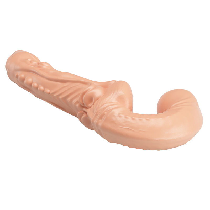 Baile - emma textured double penetration strap-on flesh 6