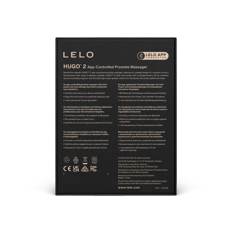 Lelo - Hugo 2 App-Controlled Prostate Massager Green 2