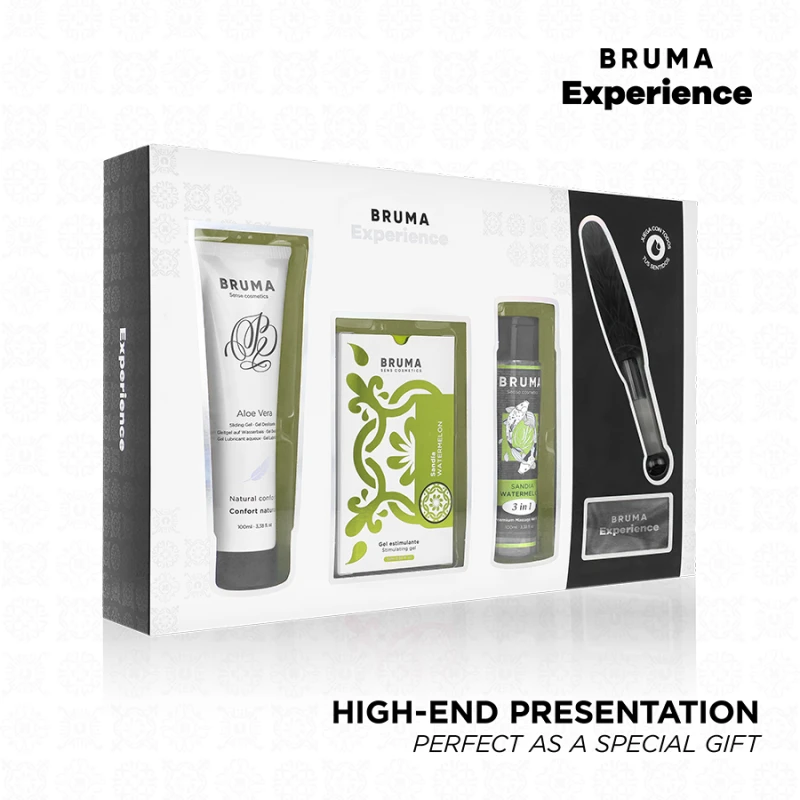 Bruma xperience - sweet watermelon temptation kit with orgasm enhancer