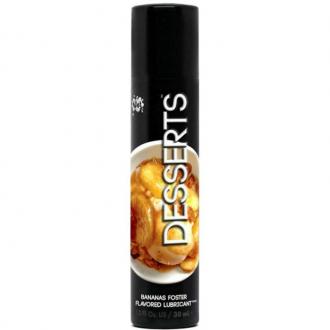 Wet Desserts Bananas Foster Waterbased Lubricant 30 Ml