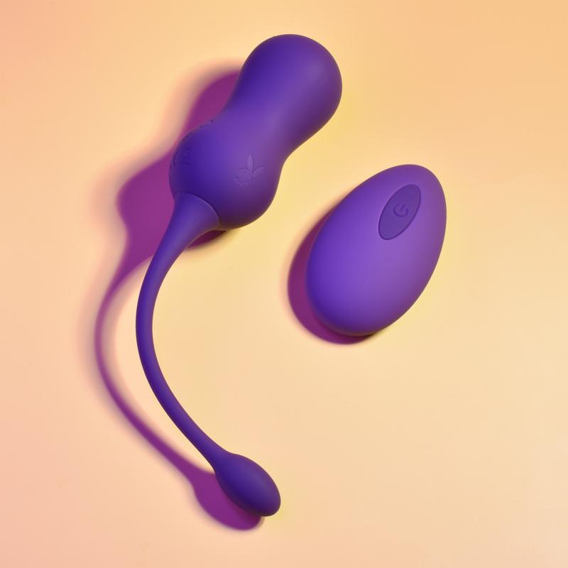 Playboy - Double Time Kegel Ball Purple 12