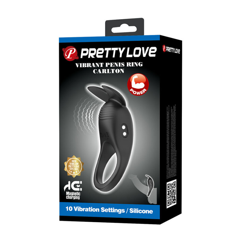 Pretty love - carlton penis ring with clitoral stimulator 8