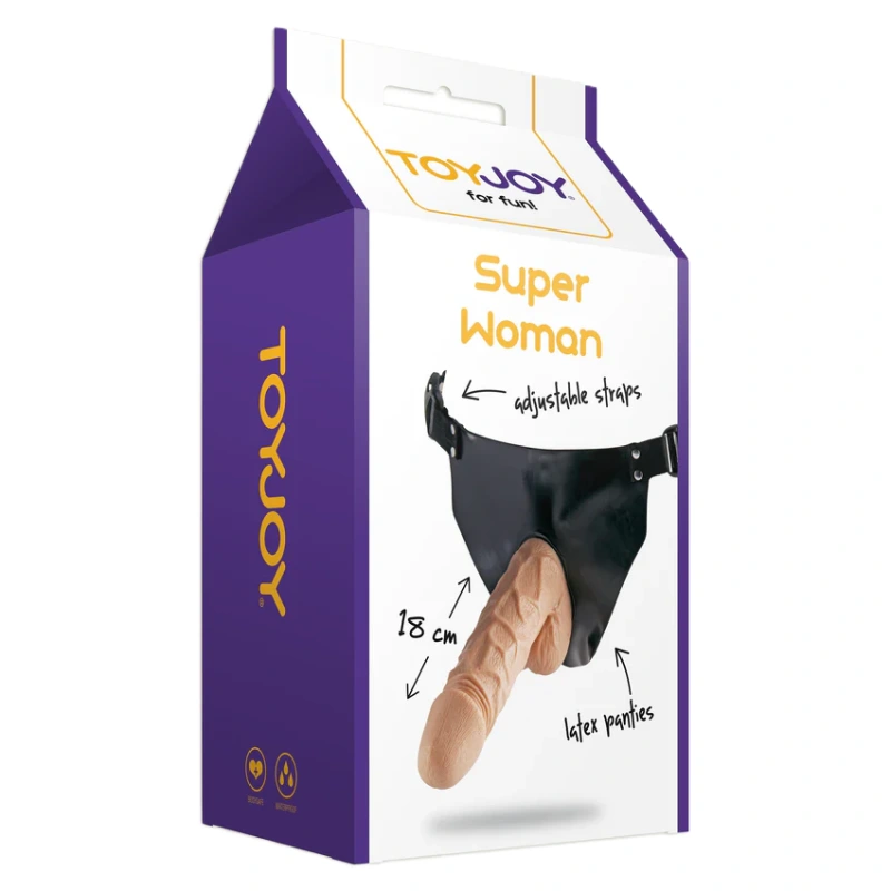 ToyJoy Classics Superwoman Strap-On 18cm - Strapon 1