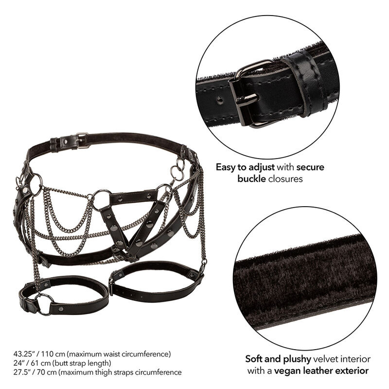 Calexotics - euphoria multichain thigh harness premium 2