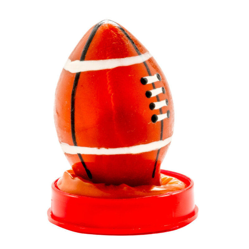 Condomerie - handpainted novelty condoms rugby ball 1