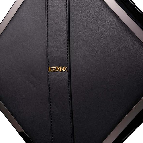 Lockink - Mysterious Square Kink Bag -Black