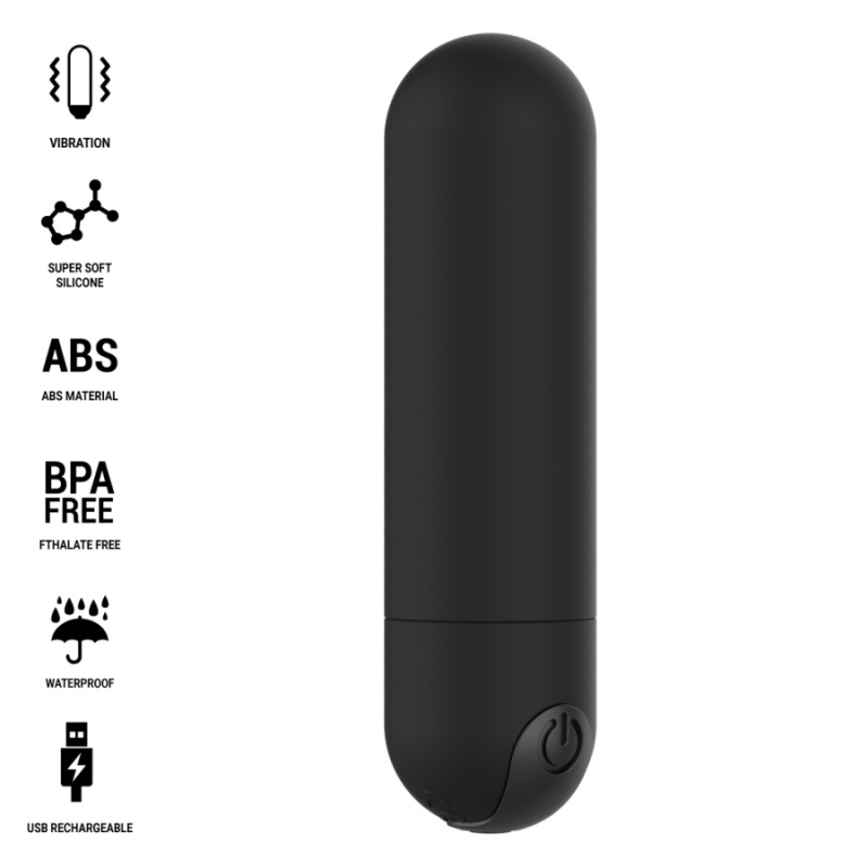 Intense - karen mini rechargeable vibrating bullet black 6