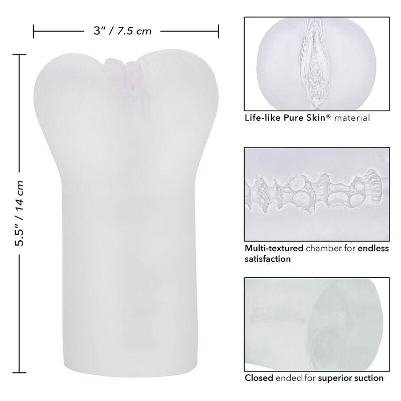 Calex Boundless Vulva Stroker - Transparent