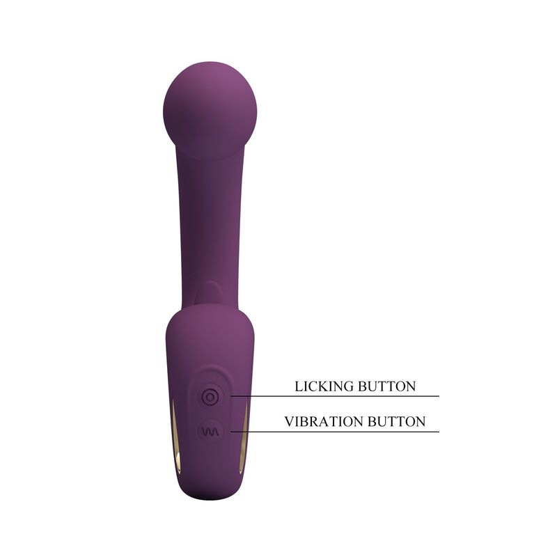 Pretty love - brynnlee rechargeable vibrator with oral stimulator 10 vibrations & 5 licking function 6