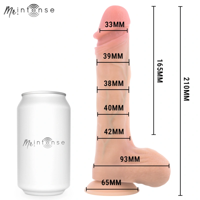 Mr intense - bradley vibrator dildo with heat effect and remote control 21 cm -Ø- 4.2 cm 8