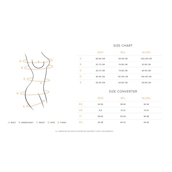 Obsessive - Blomentis Crotchless Teddy Black Xl/2xl 10
