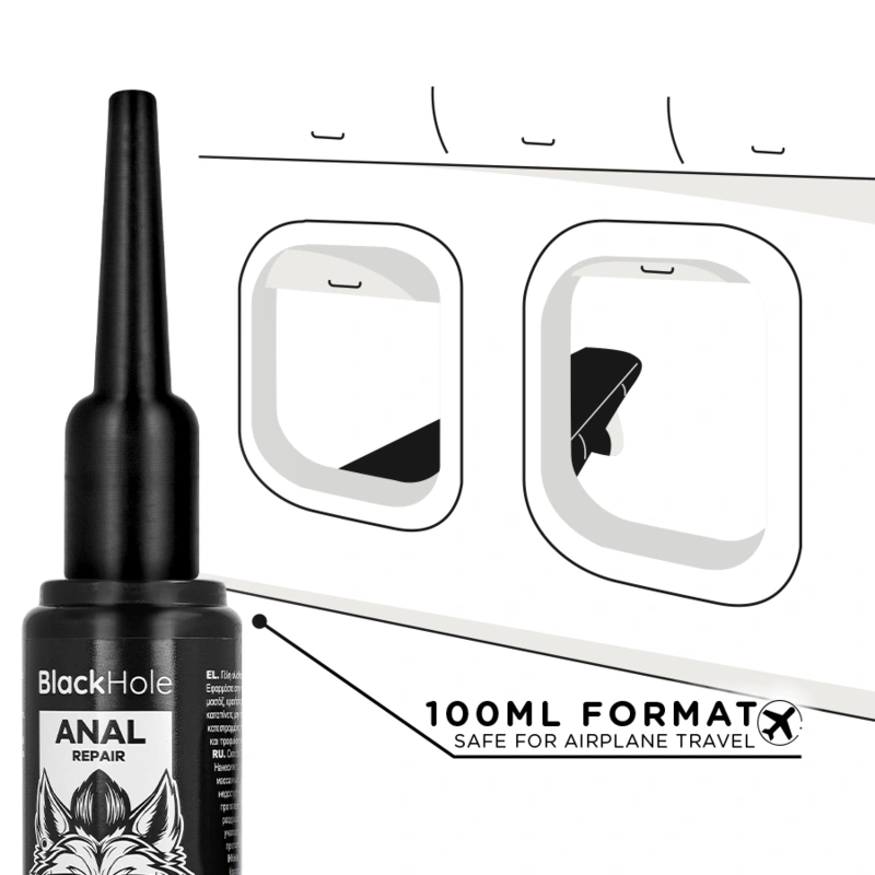 Black hole - anal lube applier l size 100 ml 4