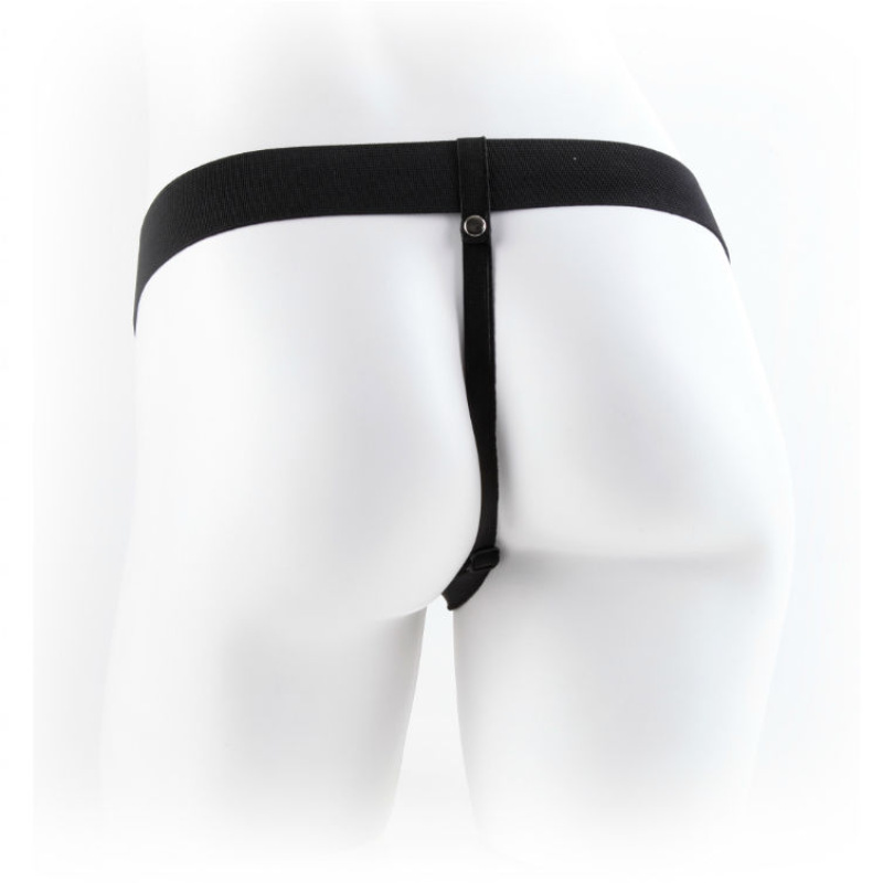 Fetish fantasy series - series 9 hollow strap-on with balls 22.9cm flesh 5