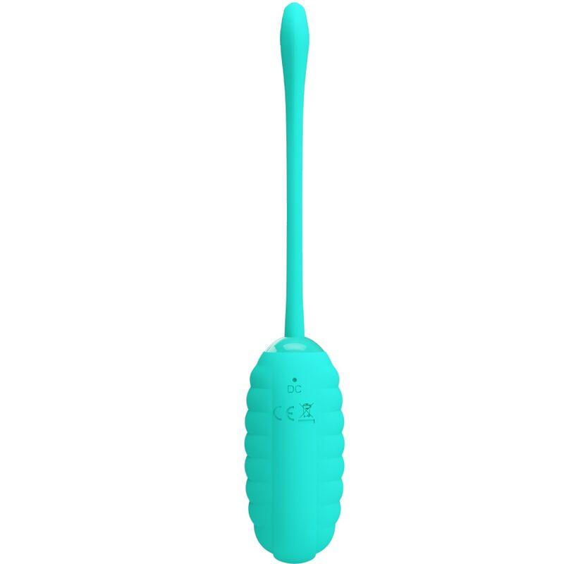 Pretty Love - Kirk Rechargeable Vibrating Egg Aqua Green 1
