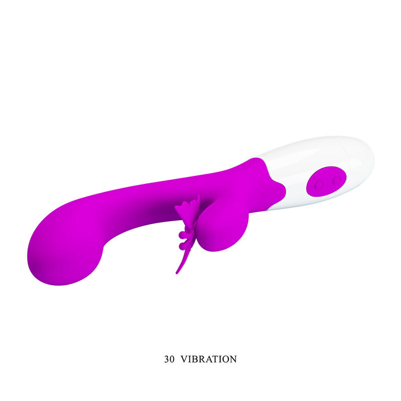 Pretty love - butterfly kiss 30 function rabbit vibrator purple 5